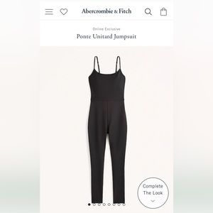 Abercrombie and Fitch Ponte Unitard Jumpsuit